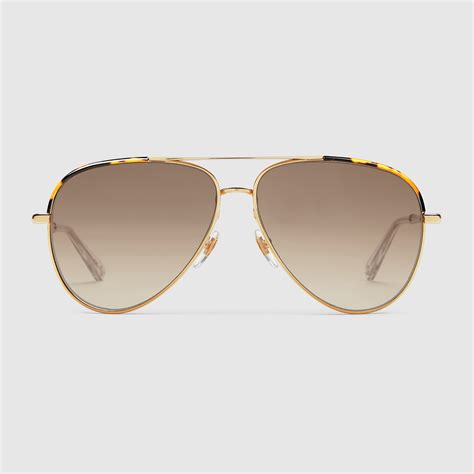 gucci aviator sunglasses women's.